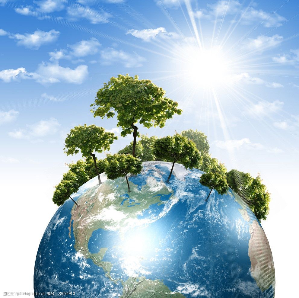 綠色環保生態地球